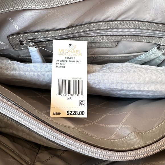 Jolly Uppeal™ Women TOTE LEATHER, PEARL GRAY